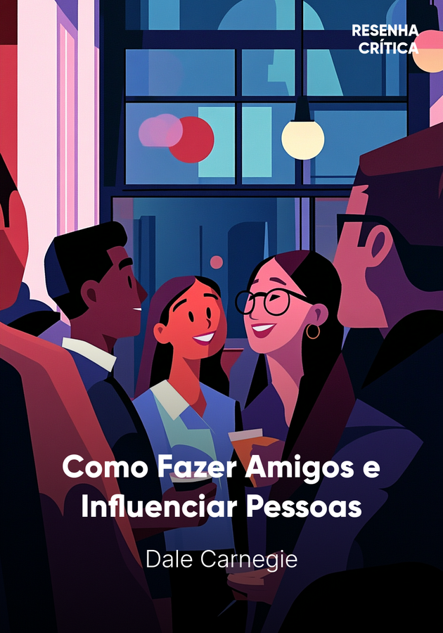 Capa do livro Como Fazer Amigos e Influenciar Pessoas, de Dale Carnegie — resumo e resenha crítica no 12min