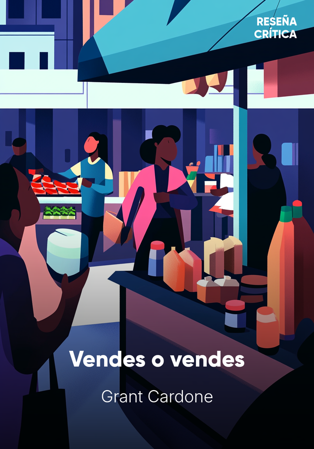 Portada del libro Vendes o vendes, de Grant Cardone — resumen crítico y reseña en 12min