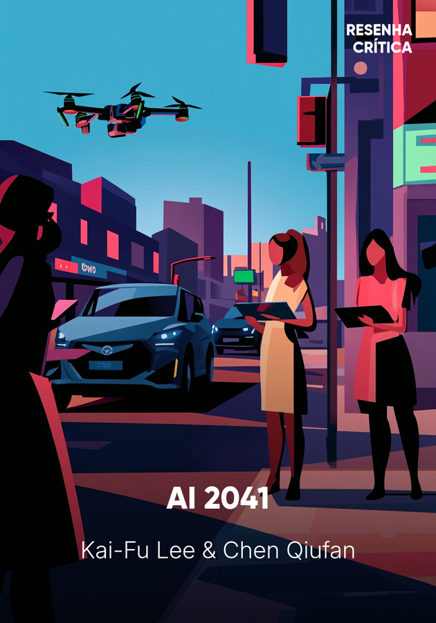 Capa do livro AI 2041, de Kai-Fu Lee & Chen Qiufan — resumo e resenha crítica no 12min