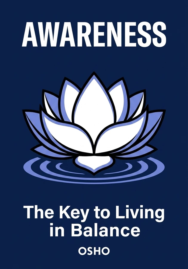 Book cover of Awareness by Osho — critical summary review on 12min
