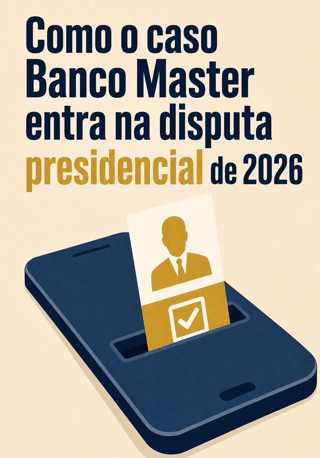 Capa do livro Como o caso Banco Master entra na disputa presidencial de 2026, de 12min Originals — resumo e resenha crítica no 12min