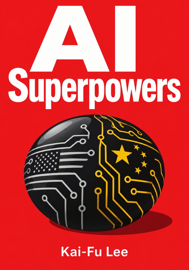Portada del libro AI Superpowers, de Kai-Fu Lee — resumen crítico y reseña en 12min