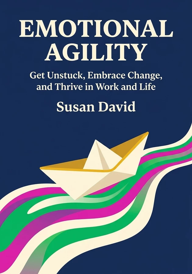 Book cover of Emotional Agility by Susan David — critical summary review on 12min
