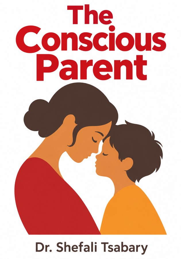 Book cover of The Conscious Parent by Dr. Shefali Tsabary — critical summary review on 12min