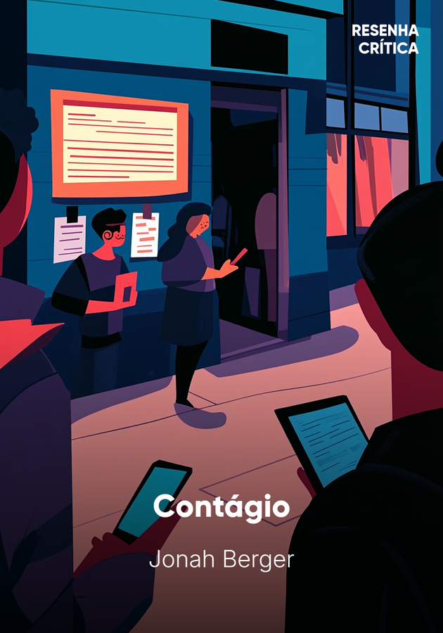 Capa do livro Contágio, de Jonah Berger — resumo e resenha crítica no 12min