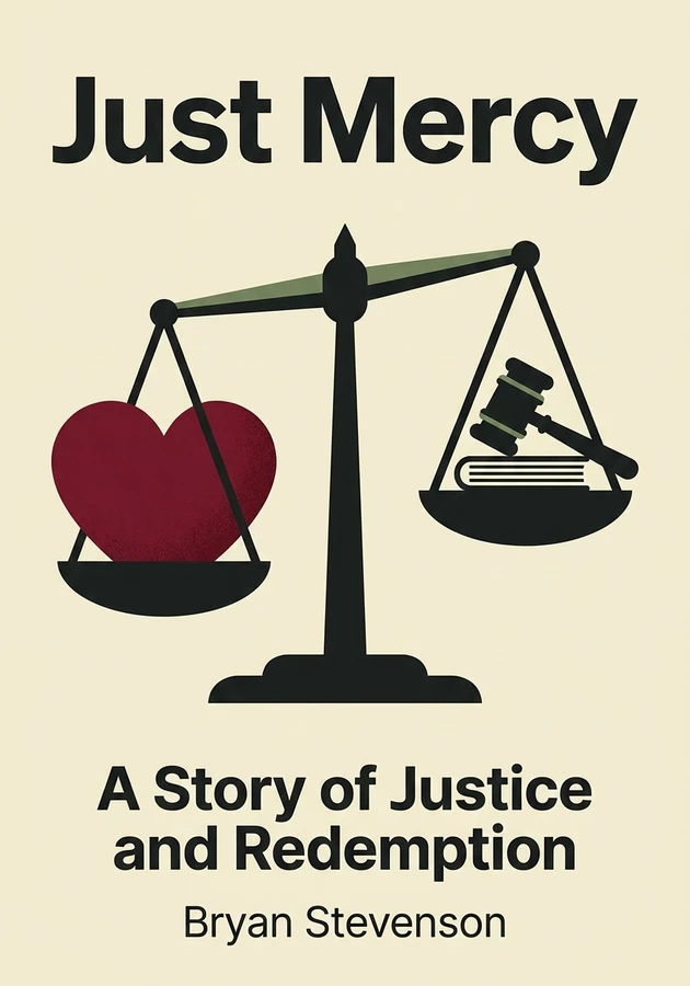 Book cover of Just Mercy by Bryan Stevenson — critical summary review on 12min