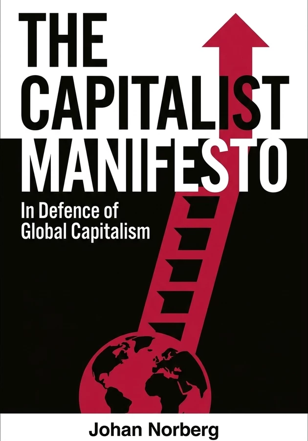 Book cover of The Capitalist Manifesto by Johan Norberg — critical summary review on 12min