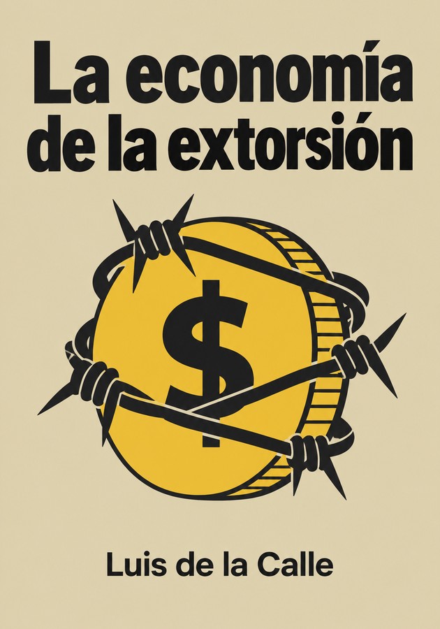 Portada del libro La economía de la extorsión, de Luis de la Calle — resumen crítico y reseña en 12min