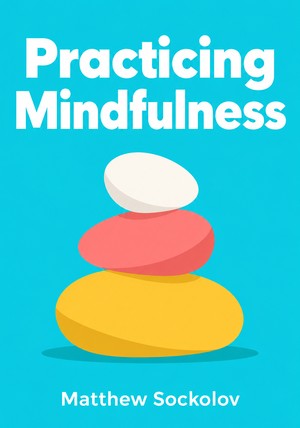 Book cover of Practicing Mindfulness by Matthew Sockolov — critical summary review on 12min