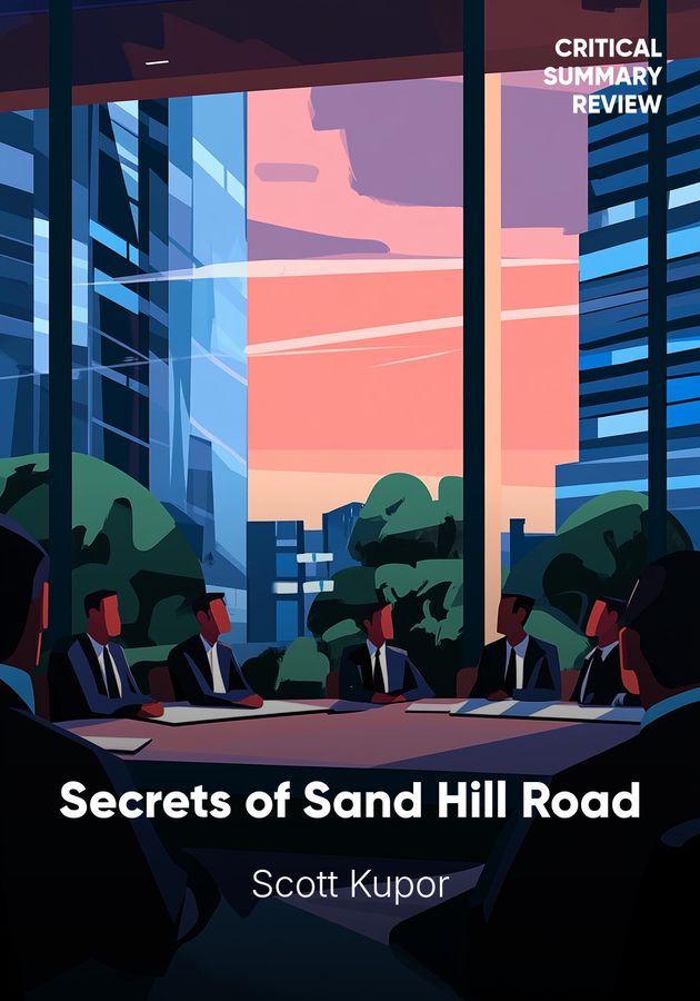 Book cover of Secrets of Sand Hill Road by Scott Kupor — critical summary review on 12min