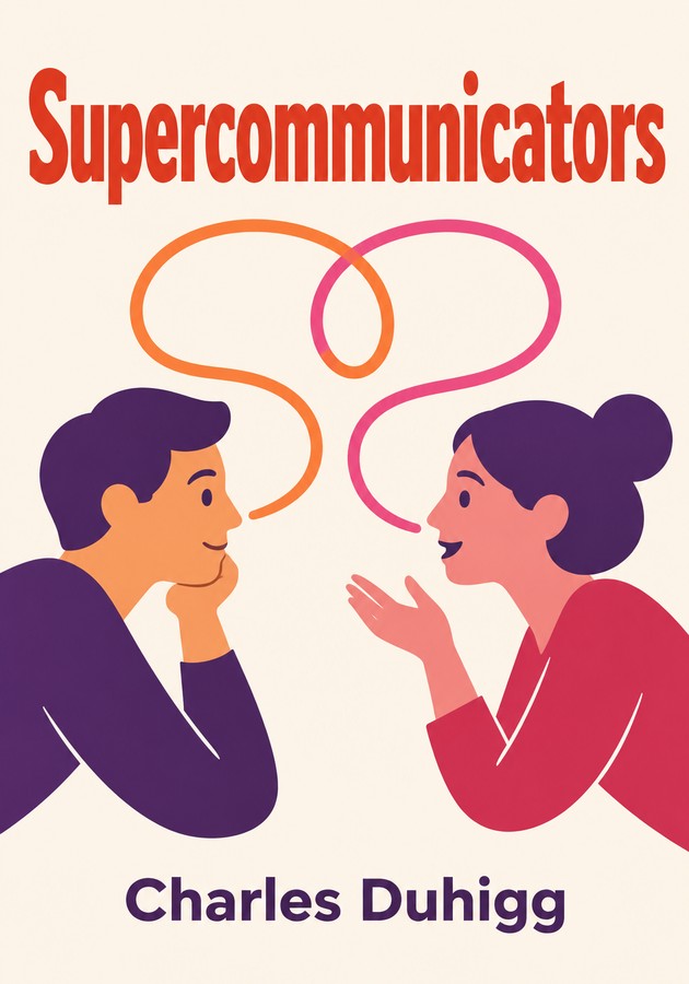 Book cover of Supercommunicators by Charles Duhigg — critical summary review on 12min
