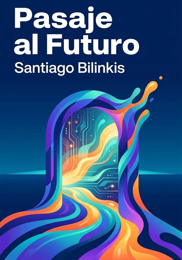 Capa do livro Pasaje al Futuro, de Santiago Bilinkis — resumo e resenha crítica no 12min