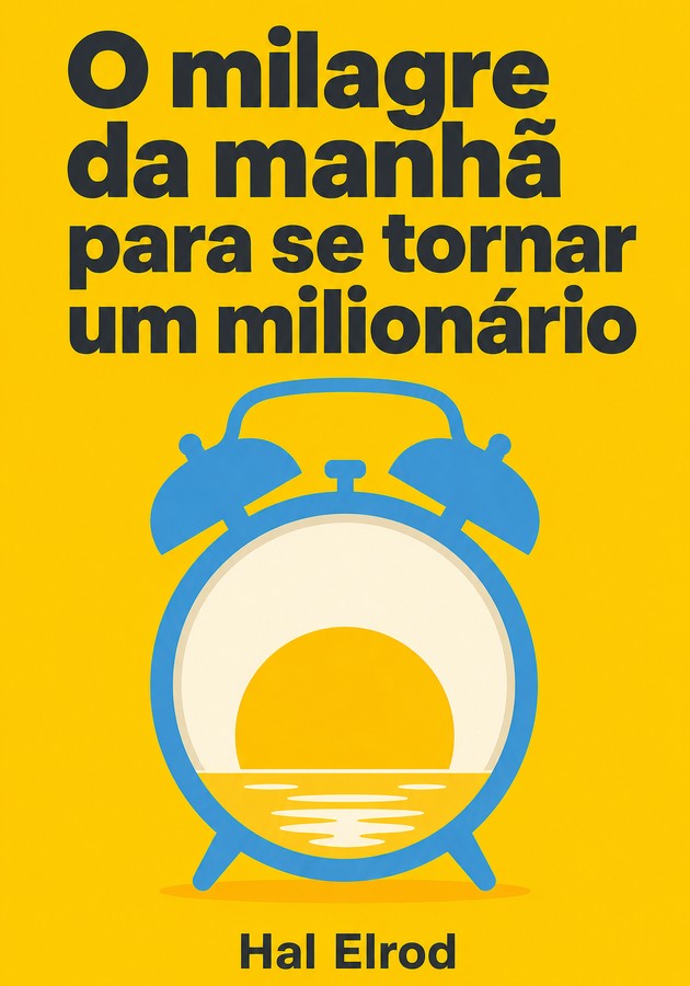 Capa do livro O milagre da manhã para se tornar um milionário, de Hal Elrod — resumo e resenha crítica no 12min