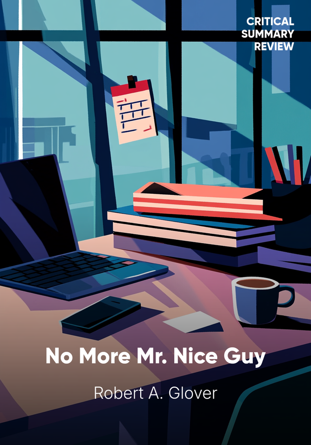 Book cover of No More Mr. Nice Guy by Robert A. Glover — critical summary review on 12min