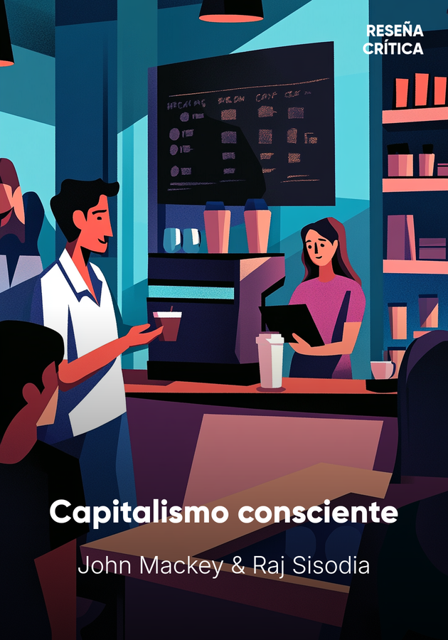 Portada del libro Capitalismo consciente, de Raj Sisodia & John Mackey — resumen crítico y reseña en 12min