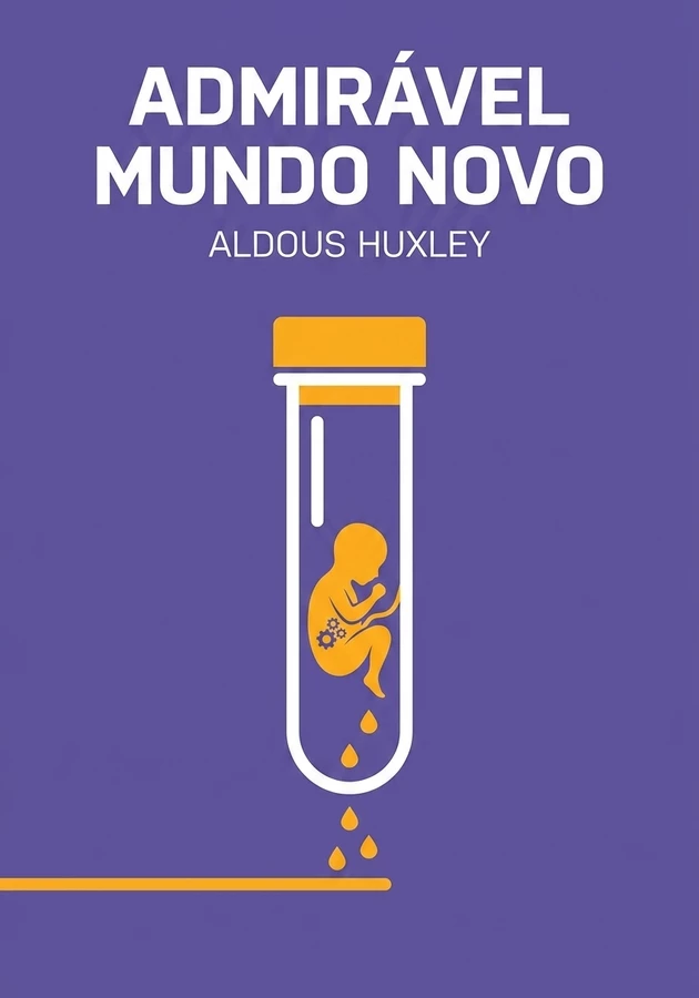 Capa do livro Admirável Mundo Novo, de Aldous Huxley — resumo e resenha crítica no 12min
