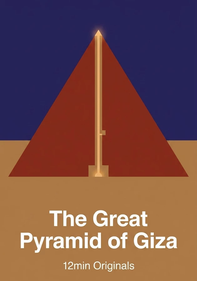 Book cover of The Great Pyramid of Giza by 12min Originals — critical summary review on 12min