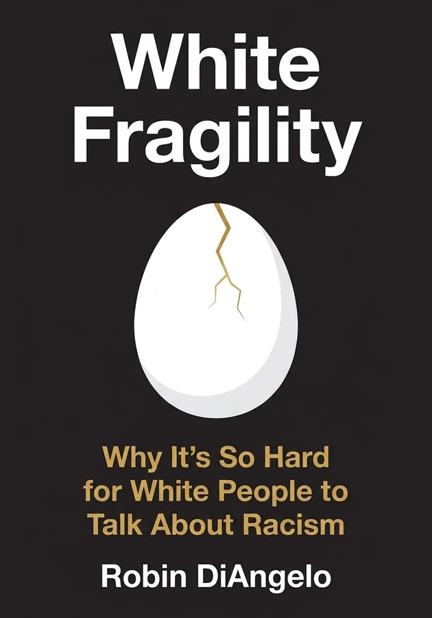 Book cover of White Fragility by Robin DiAngelo — critical summary review on 12min