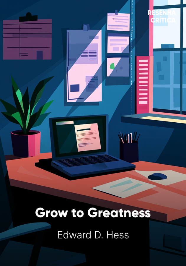 Capa do livro Grow to Greatness, de Edward D. Hess — resumo e resenha crítica no 12min