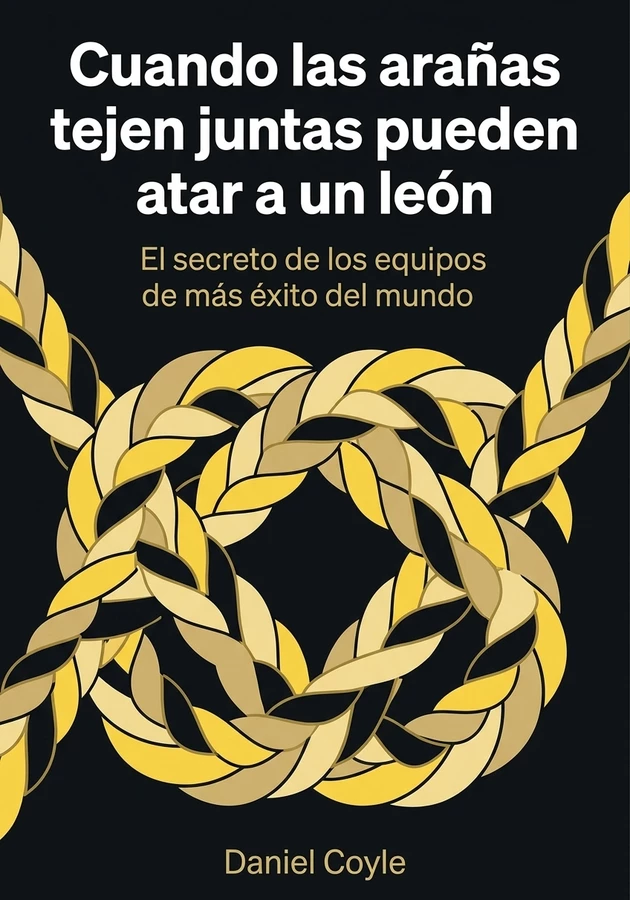Portada del libro Cuando las arañas tejen juntas pueden atar a un león, de Daniel Coyle — resumen crítico y reseña en 12min