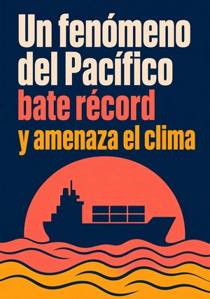 Portada del libro Un fenómeno del Pacífico bate récord y amenaza el clima, de 12min Originals — resumen crítico y reseña en 12min