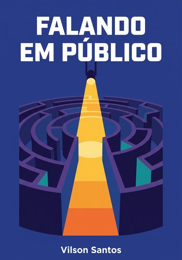 Capa do livro Falando em público, de Vilson Santos — resumo e resenha crítica no 12min