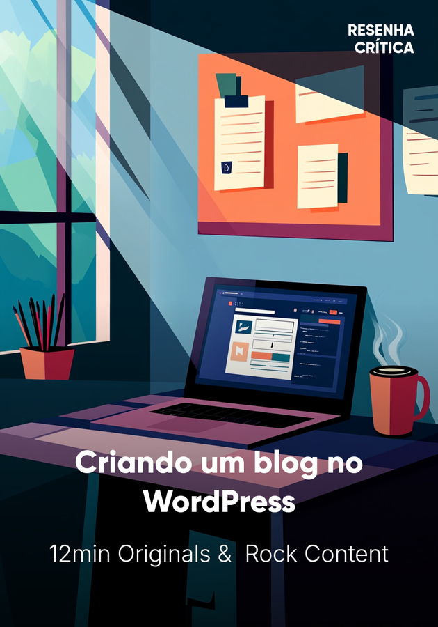 Capa do livro Criando um blog no WordPress, de 12min Originals — resumo e resenha crítica no 12min
