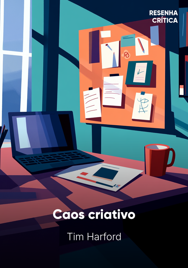 Capa do livro Caos criativo, de Tim Harford — resumo e resenha crítica no 12min
