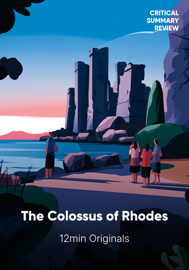 Book cover of The Colossus of Rhodes by 12min Originals — critical summary review on 12min