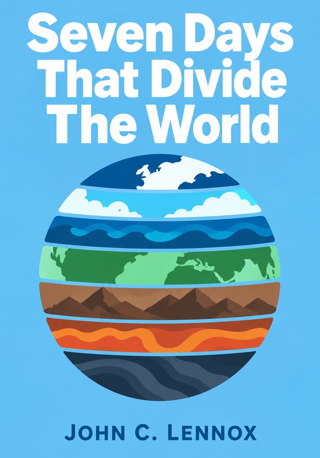 Book cover of Seven Days That Divide The World  by John C. Lennox — critical summary review on 12min