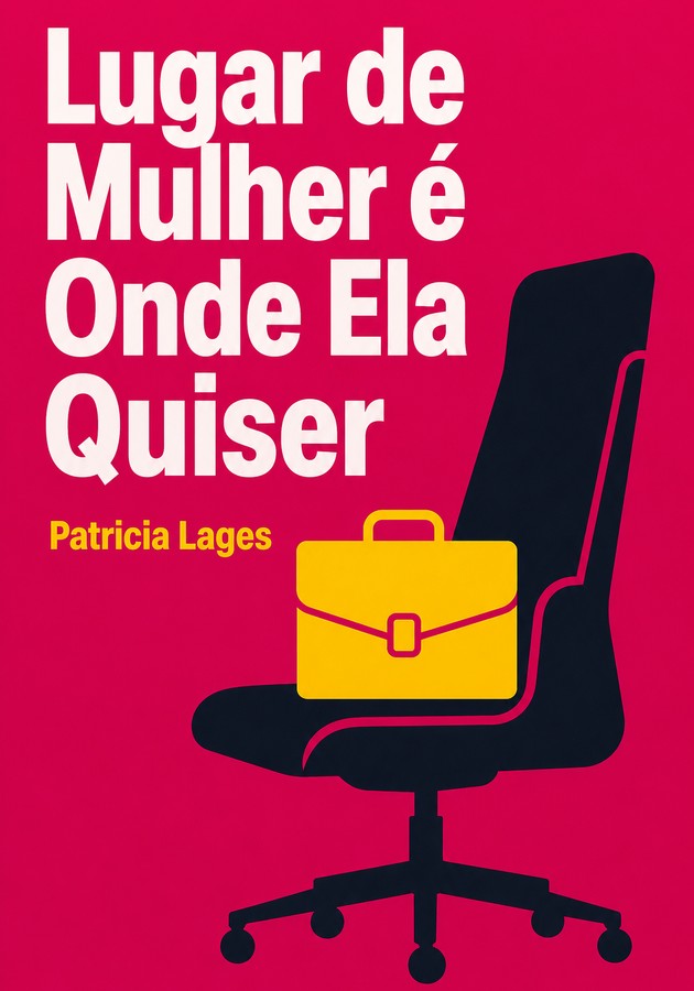Capa do livro Lugar de Mulher é Onde Ela Quiser, de Patricia Lages — resumo e resenha crítica no 12min
