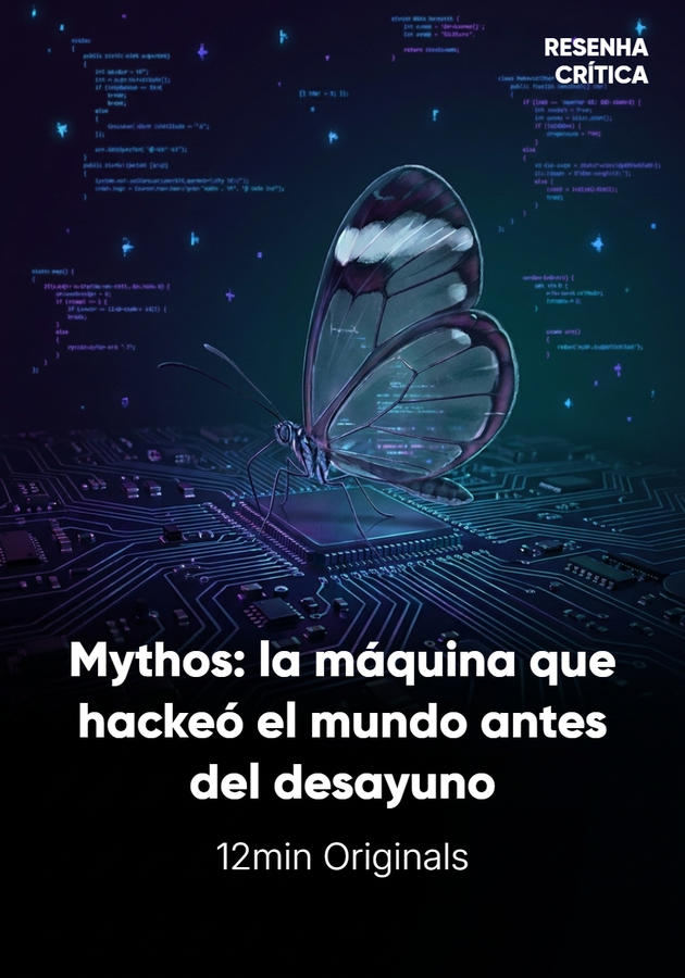 Portada del libro Mythos: la máquina que hackeó el mundo antes del desayuno, de 12min Originals — resumen crítico y reseña en 12min