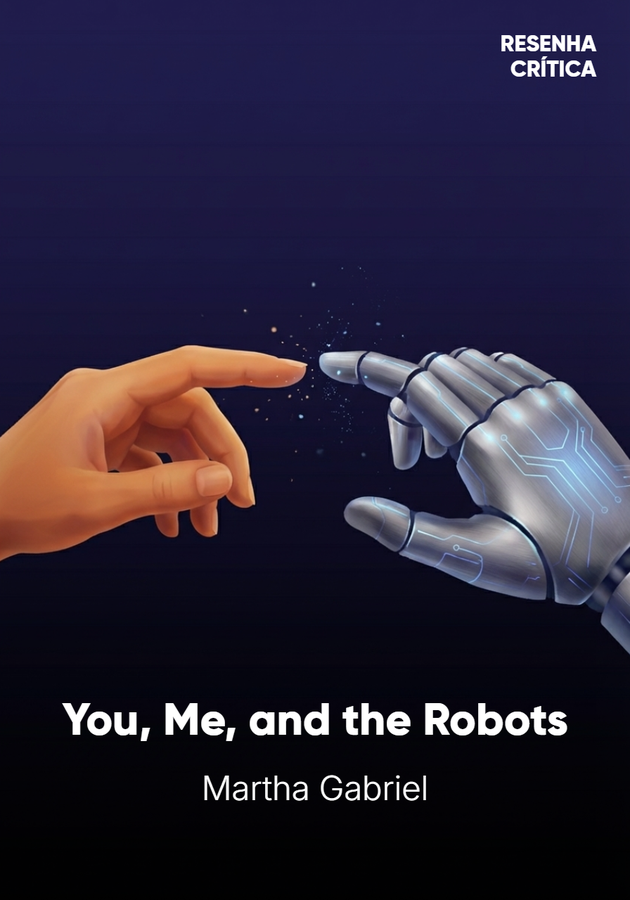 Book cover of You, Me, and the Robots by Martha Gabriel — critical summary review on 12min