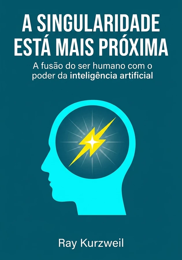 Capa do livro A Singularidade está mais próxima, de Ray Kurzweil — resumo e resenha crítica no 12min