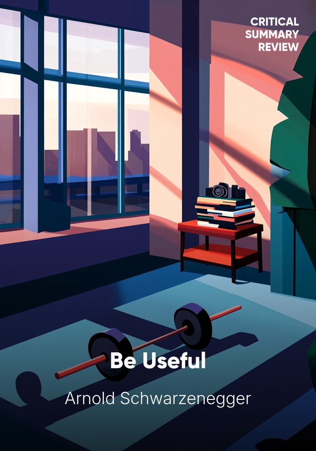Book cover of Be Useful by Arnold Schwarzenegger — critical summary review on 12min