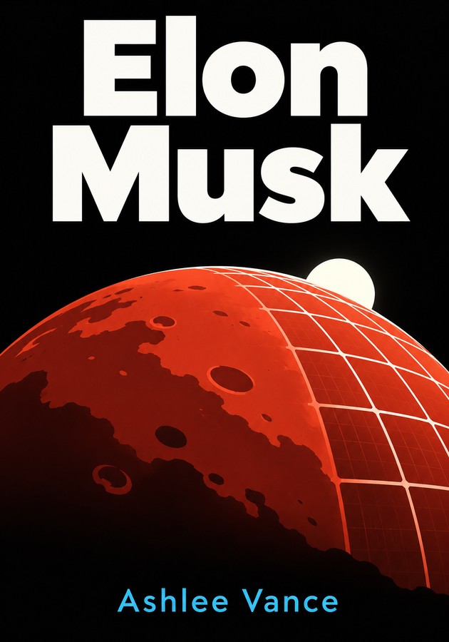 Book cover of Elon Musk by Ashlee Vance — critical summary review on 12min