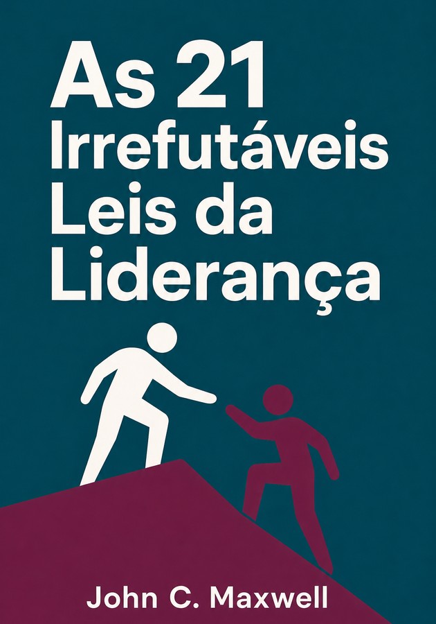 Capa do livro As 21 Irrefutáveis Leis da Liderança, de John C. Maxwell — resumo e resenha crítica no 12min