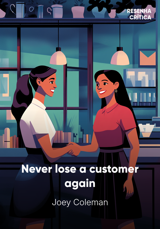 Capa do livro Never lose a customer again, de Joey Coleman — resumo e resenha crítica no 12min