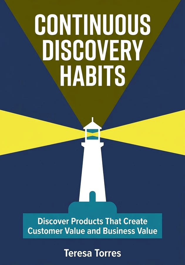 Capa do livro  Continuous discovery habits, de Teresa Torres — resumo e resenha crítica no 12min