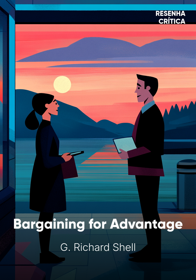 Capa do livro Bargaining for Advantage, de G. Richard Shell — resumo e resenha crítica no 12min
