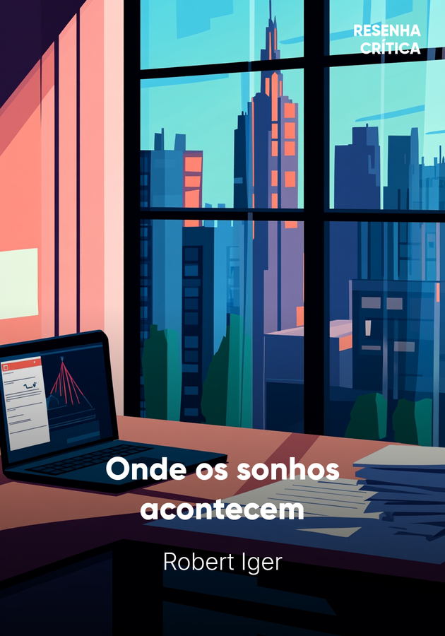 Capa do livro Onde os sonhos acontecem, de Robert Iger — resumo e resenha crítica no 12min