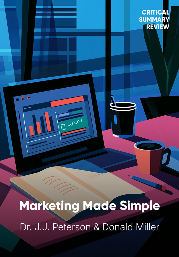 Book cover of Marketing Made Simple by Donald Miller — critical summary review on 12min