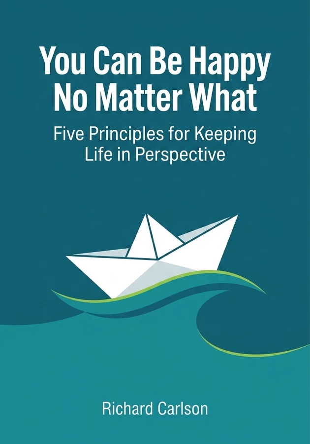 Book cover of You Can Be Happy No Matter What by Richard Carlson — critical summary review on 12min