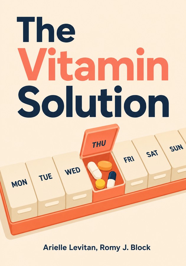 Capa do livro The Vitamin Solution, de Romy J. Block — resumo e resenha crítica no 12min