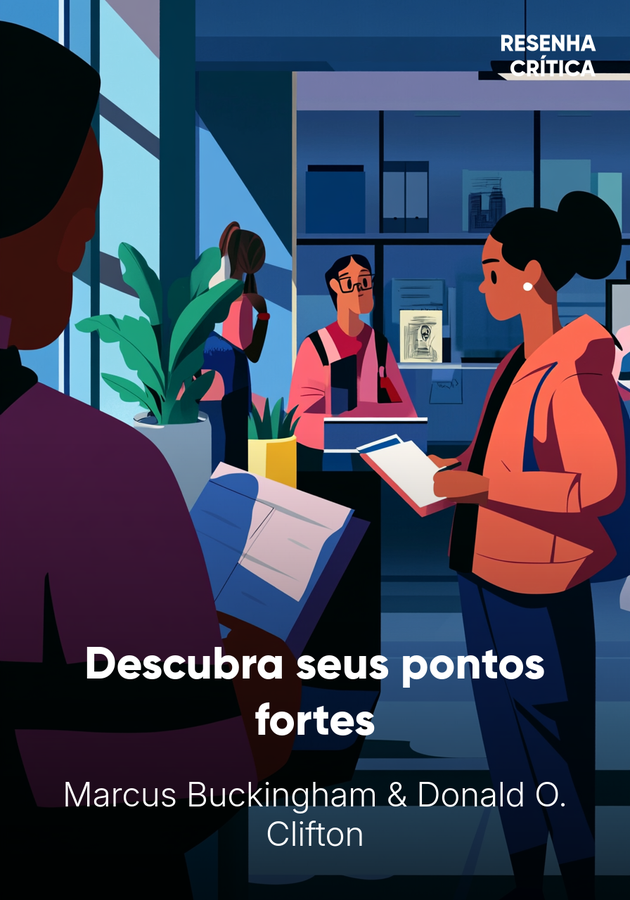 Capa do livro Descubra seus pontos fortes, de Donald O. Clifton — resumo e resenha crítica no 12min