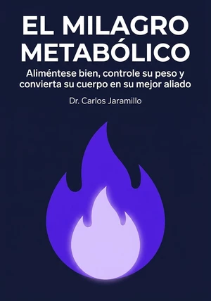 Portada del libro El Milagro Metabólico, de Dr. Carlos Jaramillo — resumen crítico y reseña en 12min