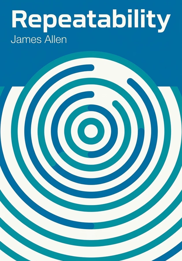Capa do livro Repeatability, de James Allen — resumo e resenha crítica no 12min