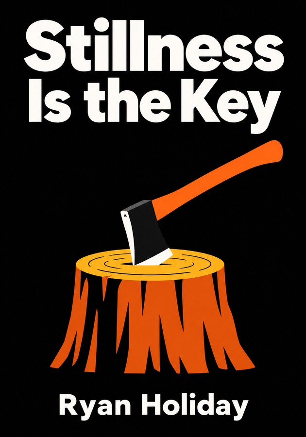 Book cover of Stillness Is the Key by Ryan Holiday — critical summary review on 12min