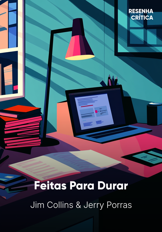 Capa do livro Feitas Para Durar, de Jim Collins & Jerry Porras — resumo e resenha crítica no 12min