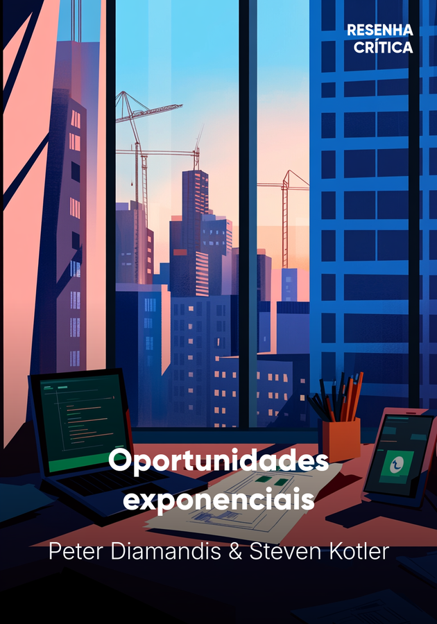Capa do livro Oportunidades exponenciais, de Peter Diamandis — resumo e resenha crítica no 12min